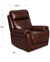 Orlyn Leather Power Recliner, Created for Macy's