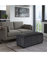 Simpli Home Avalon Storage Ottoman