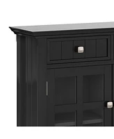Simpli Home Acadian Solid Wood Entryway Storage Cabinet