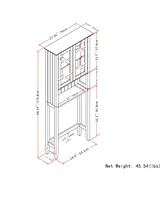 Simpli Home Acadian Space Saver Cabinet