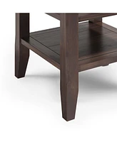 Simpli Home Acadian Solid Wood End Table