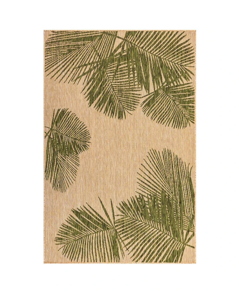 Liora Manne' Carmel Palm 3'3" x 4'11" Outdoor Area Rug