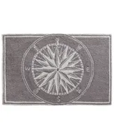 Liora Manne' Frontporch Compass 1'8" x 2'6" Outdoor Area Rug