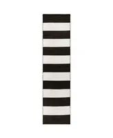 Liora Manne' Sorrento Rugby Stripe 2' x 8' Runner Rug