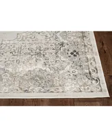 Closeout! Km Home Abbey KL32 Ivory 2'6" x 8' Runner Rug