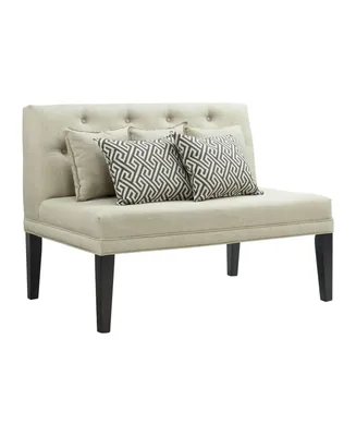 Picket House Furnishings Mara Loveseat with Five Pillows