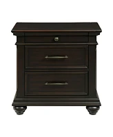Picket House Furnishings Brooks 3-Drawer Nightstand with Usb Ports