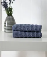 Ozan Premium Home Azure Collection Washcloth 2-Pack