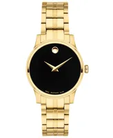 Movado Women's Swiss Gold Pvd Stainless Steel Bracelet Watch 28mm