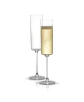 JoyJolt Claire Champagne Glasses, Set of 2