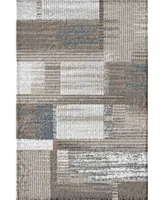 Portland Textiles Urban Exposure Quiti Gray 5' x 7'6" Area Rug