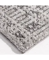 Portland Textiles Urban Exposure Mondamin Silver 7'10" x 9'10" Area Rug