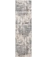 Portland Textiles Alexia Fion Gray 2' x 7' Runner Rug