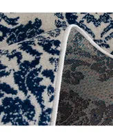 Portland Textiles Tropicana Seaisle White 7'10" x 9'10" Outdoor Area Rug