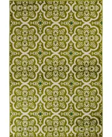 Portland Textiles Tropicana Contoy 5' x 7'3" Outdoor Area Rug