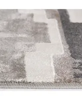 Portland Textiles Genova Erasto Gray 5' x 7'6" Area Rug