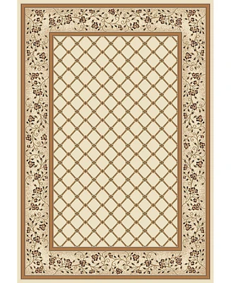 Closeout! Portland Textiles Adriatic Vintage-Inspired Trellis 5'3" x 7'7" Area Rug