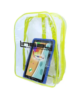 Linsay New 7" Wi-Fi Tablet for Kids with Defender Case and Backpack Dual Camera Android 13