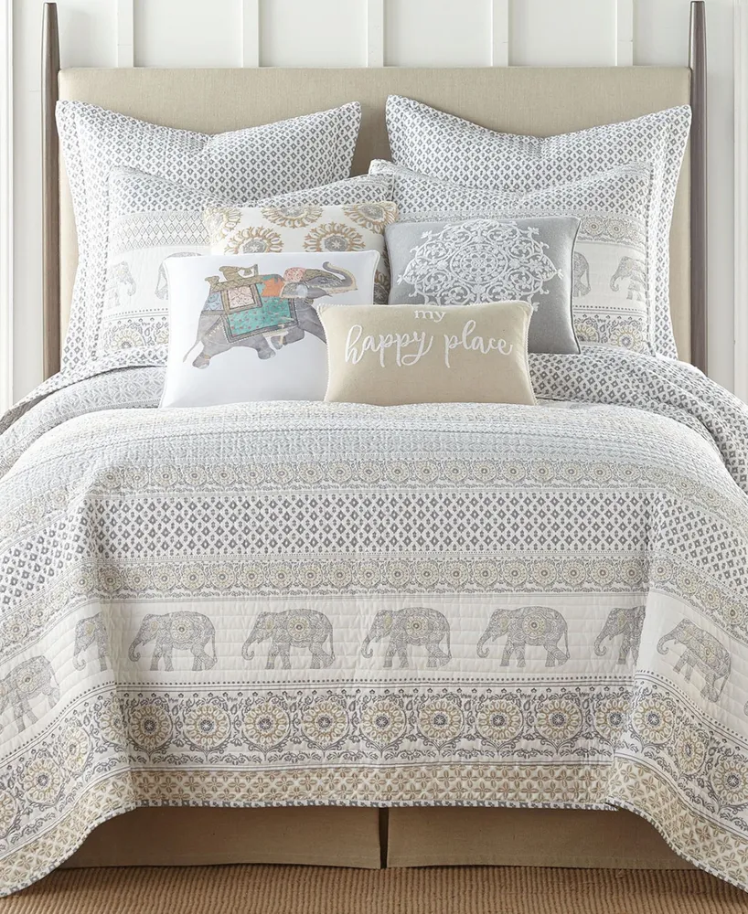 Levtex Nacala Elephant Safari -Pc. Quilt Set