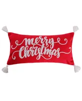 Levtex Christmas Road Trip Gingham Decorative Pillow