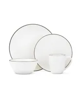 Gourmet Basics by Mikasa juliana cream 16 pc dinnerware set, service for 4
