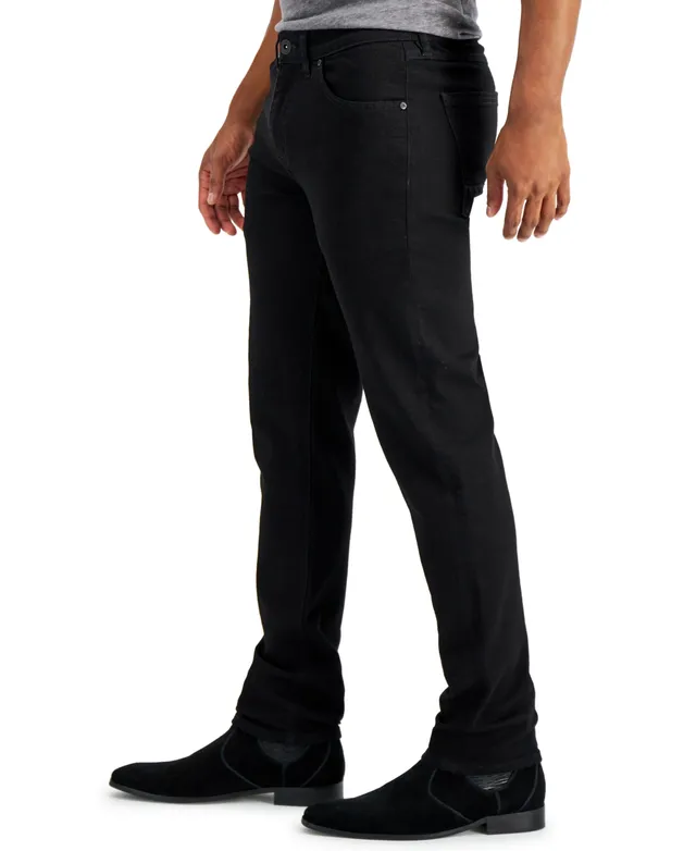 I.N.C. International Concepts Men's Slim-Fit Coated Black Jeans, Created  for Macy's - Macy's