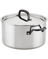 KitchenAid 5-Ply Clad Stainless Steel 10 Piece Cookware Induction Pots and Pans Set