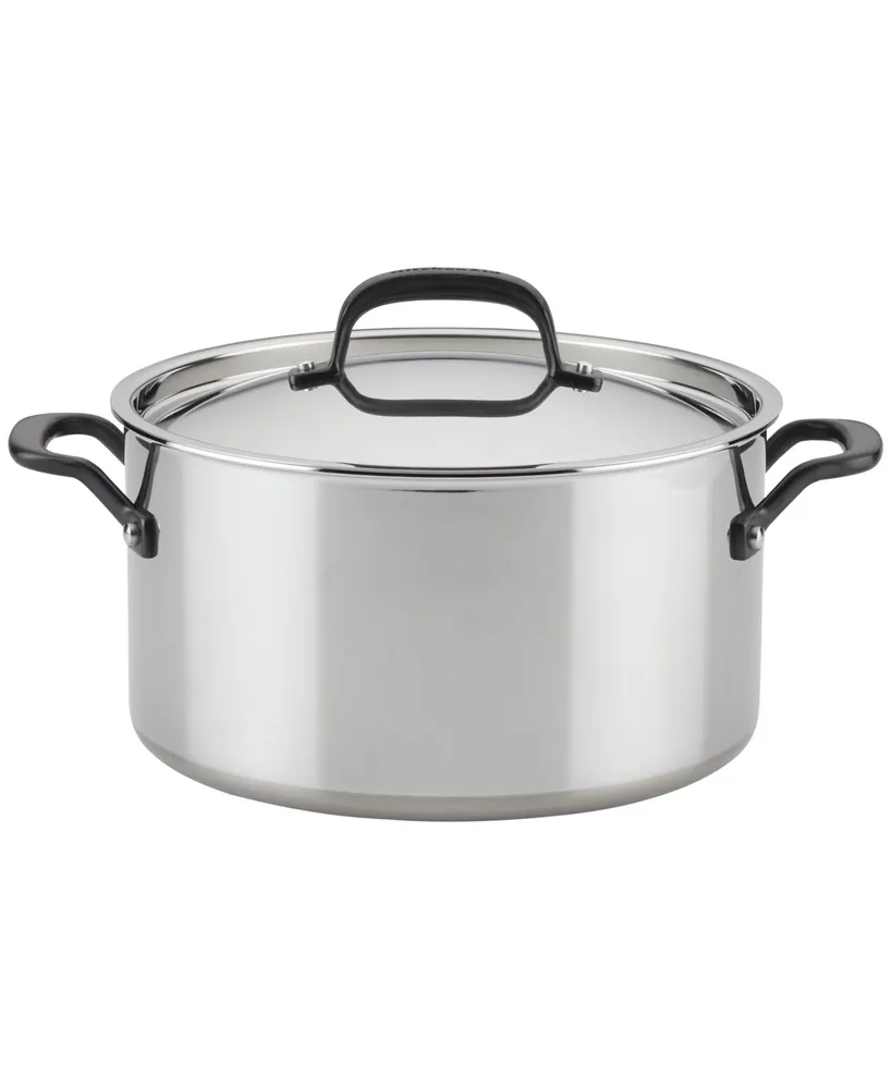 All-Clad Stainless Steel 3 Qt. Covered Cassoulet - Macy's