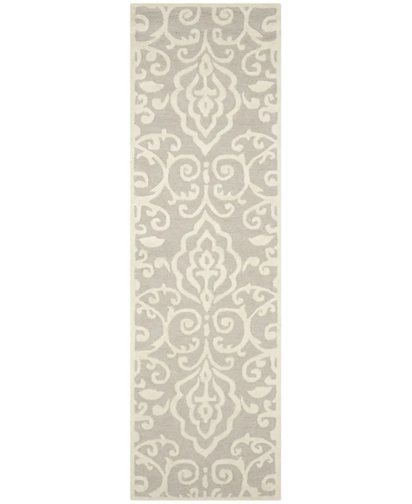 Martha Stewart Collection Marais MSR4324A Bone 2'3" x 8' Runner Rug