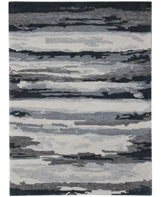 Amer Rugs Abstract Abs-6 Onyx 2' x 3' Area Rug