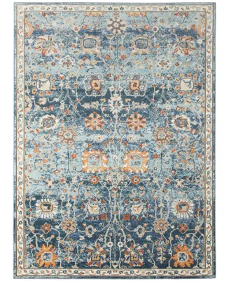 Amer Rugs Bohemian Bhm-5 Navy 7'9" x 9'9" Outdoor Area Rug