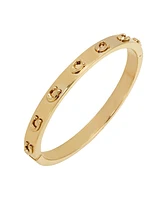 Coach Signature C Hinged Bangle Bracelet