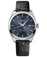 Mido Men's Swiss Automatic Belluna Royal Leather Strap Watch 41mm