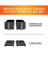 Ninja Foodi DZ201 6-in-1 8 Qt. 2-Basket Air Fryer with DualZone Technology