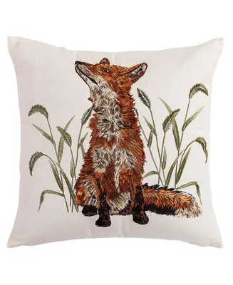 American Heritage Textiles Fox Decorative Pillow, 18" x 18"