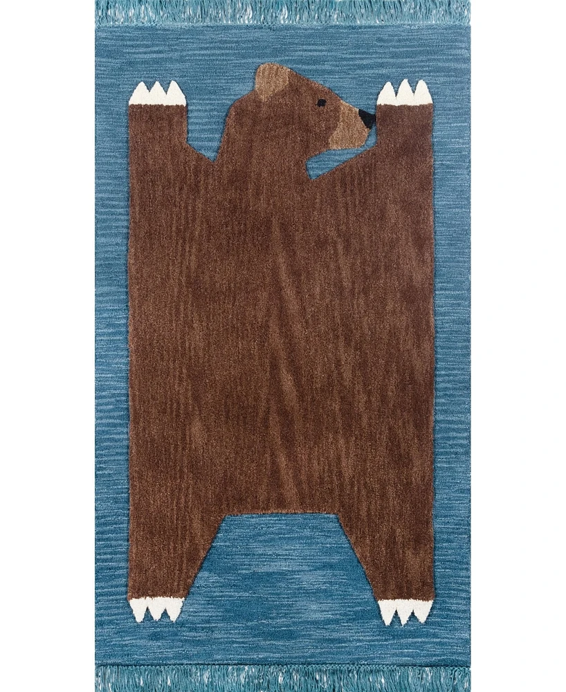 Momeni Atticus Atc-4 Navy 4' x 6' Area Rug