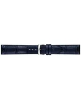 Tissot Men's Swiss Automatic Carson Premium Powermatic 80 Blue Leather Strap Watch 40mm