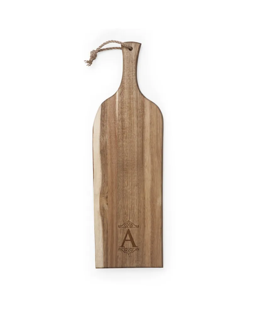 Toscana Monogram Artisan 24" Serving Plank - Brown