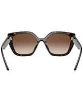 Prada Monochrome Rectangular Women's Sunglasses, Pr 24XS