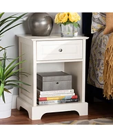 Baxton Studio Chase 1-Drawer Nightstand