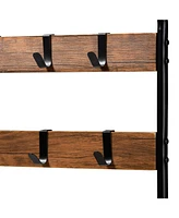 Baxton Studio Aislin Entryway Hall Tree