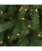 National Tree 6.5' Feel Real Downswept Douglas Slim Fir with 500 Clear Lights