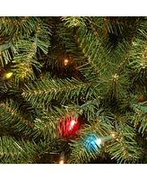 National Tree 7.5' Spruce Hinged Tree with 450 Multi Lights