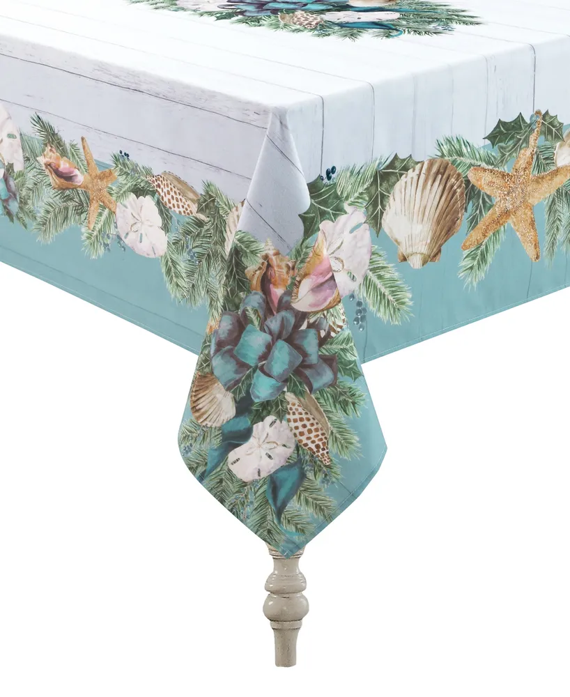 Laural Home Christmas By The Sea Tablecloth