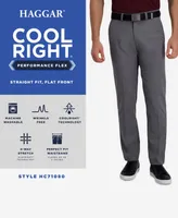 Cool Right Performance Flex Straight Fit Flat Front Pant