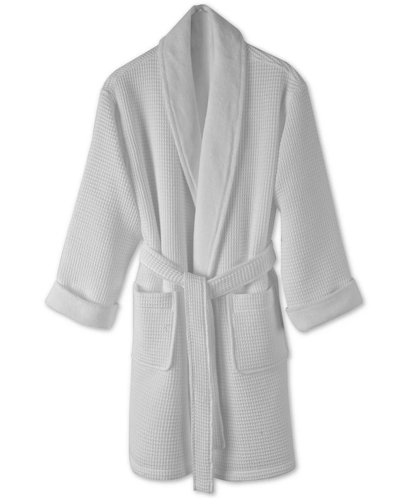 Hotel Collection Cotton Waffle Textured Bath Robe, Exclusively at Macy's