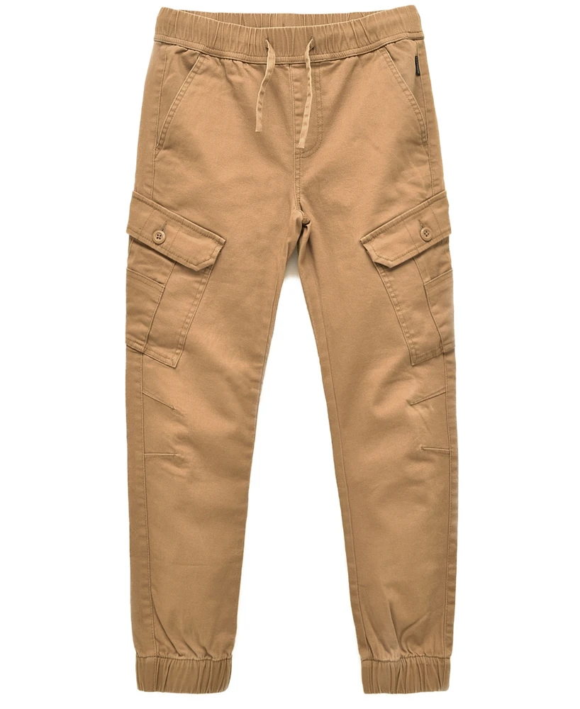 Ring of Fire Big Boys Cayden Slanted Cargo Stretch Jogger Pants