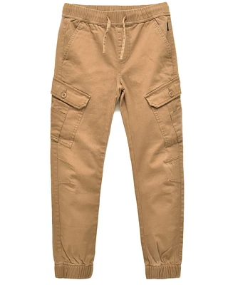 Ring of Fire Big Boys Cayden Slanted Cargo Stretch Jogger Pants