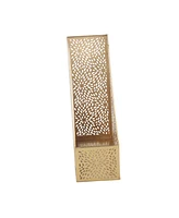 CosmoLiving by Cosmopolitan Gold Iron Glam Magazine Holder, 12 x 5 x 10