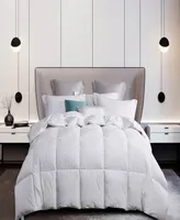 Martha Stewart 50%/50% White Goose Feather & Down Comforter, Twin, Created for Macy's